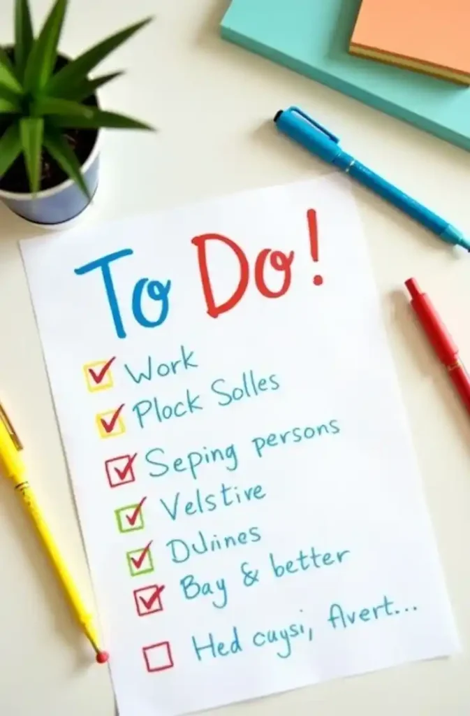 to-do-list-673x1024 Como organizar a rotina e melhorar o foco com TDAH